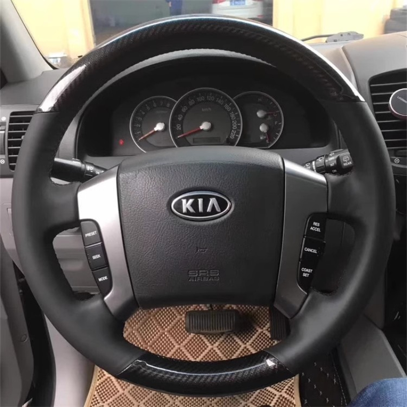 For Kia Sorento 2003-2009 Hand - Car Steering Wheel Cover Anti Slip Breathable ulasan dan harga
