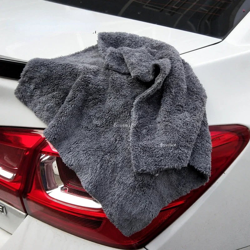 350GSM 40X40CM Car Wash Microf - Microfiber Car Drying Towel Super Absorbent ulasan dan harga