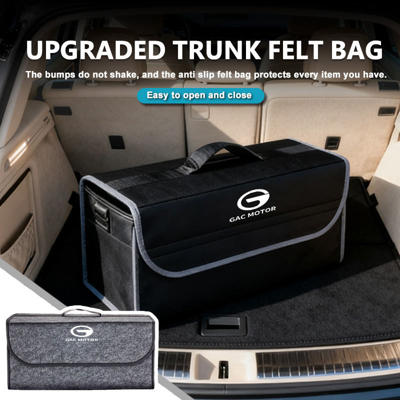 For GAC MOTOR Foldable Felt Ca - Car Trunk Organizer Foldable Storage Box ulasan dan harga