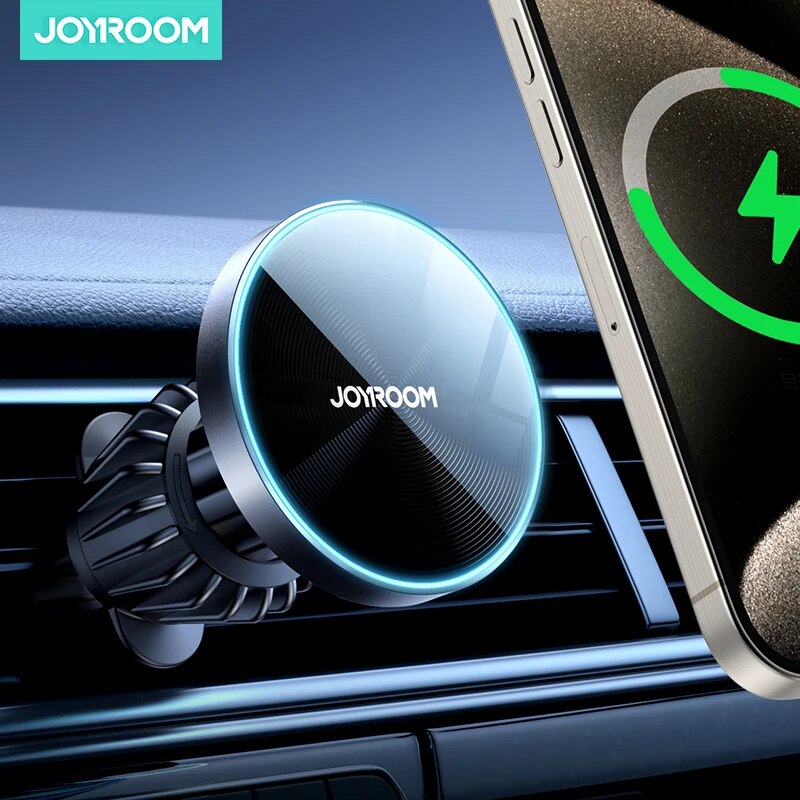 Joyroom Magnetic Car Phone Mou - Wireless Car Charger Mount Fast Charging ulasan dan harga