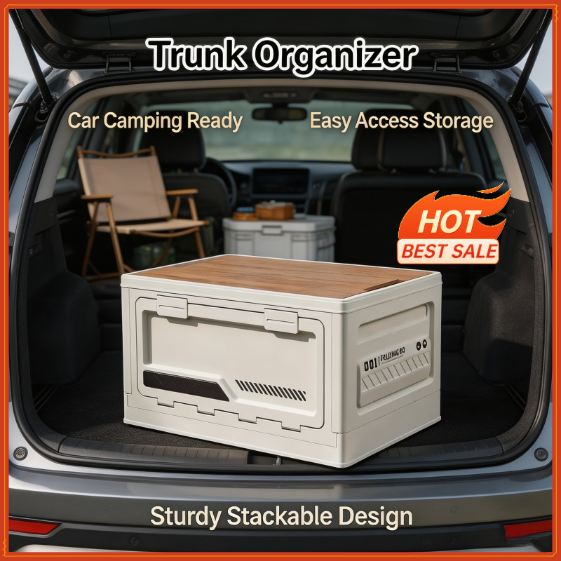 Outdoor Storage Box Camping Fo - Car Trunk Organizer Foldable Storage Box ulasan dan harga