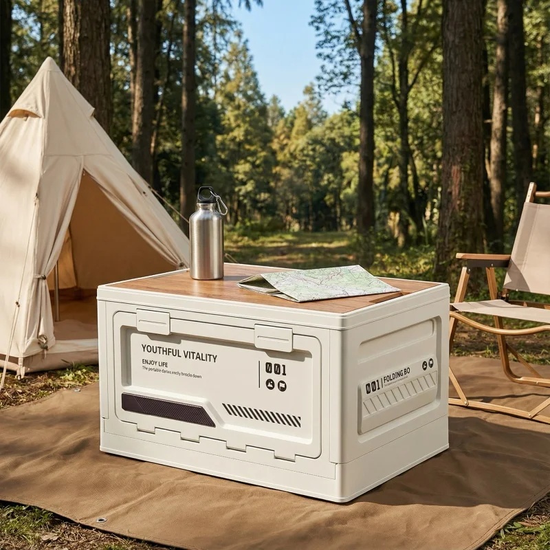Outdoor Storage Box Camping Fo - Car Trunk Organizer Foldable Storage Box ulasan dan harga