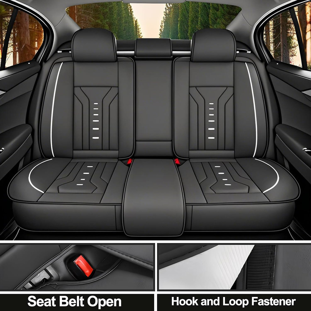 Luxury Universal Leather Car S - Leather Car Seat Covers Full Set Universal ulasan dan harga