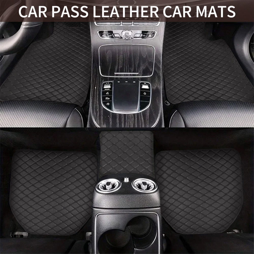 Universal 5Pcs Leather Car Flo - Car Floor Mats Universal Waterproof Leather ulasan dan harga