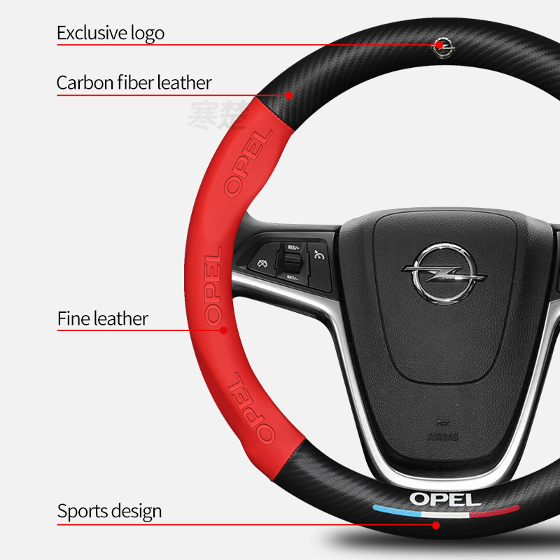 For Opel OPCline ASTRA CORSA I - Car Steering Wheel Cover Anti Slip Breathable ulasan dan harga