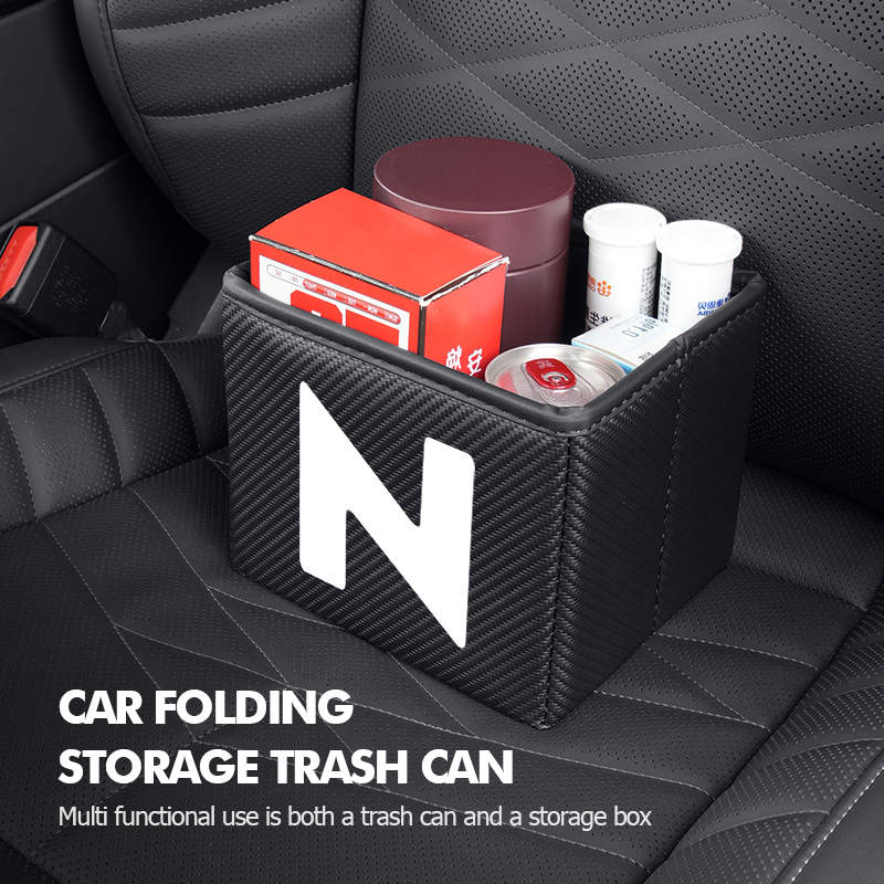 Car Trash Can Foldable Garbage - Waterproof Car Trash Can With Lid ulasan dan harga