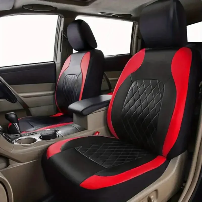 Universal Faux Leather Car Sea - Leather Car Seat Covers Full Set Universal ulasan dan harga