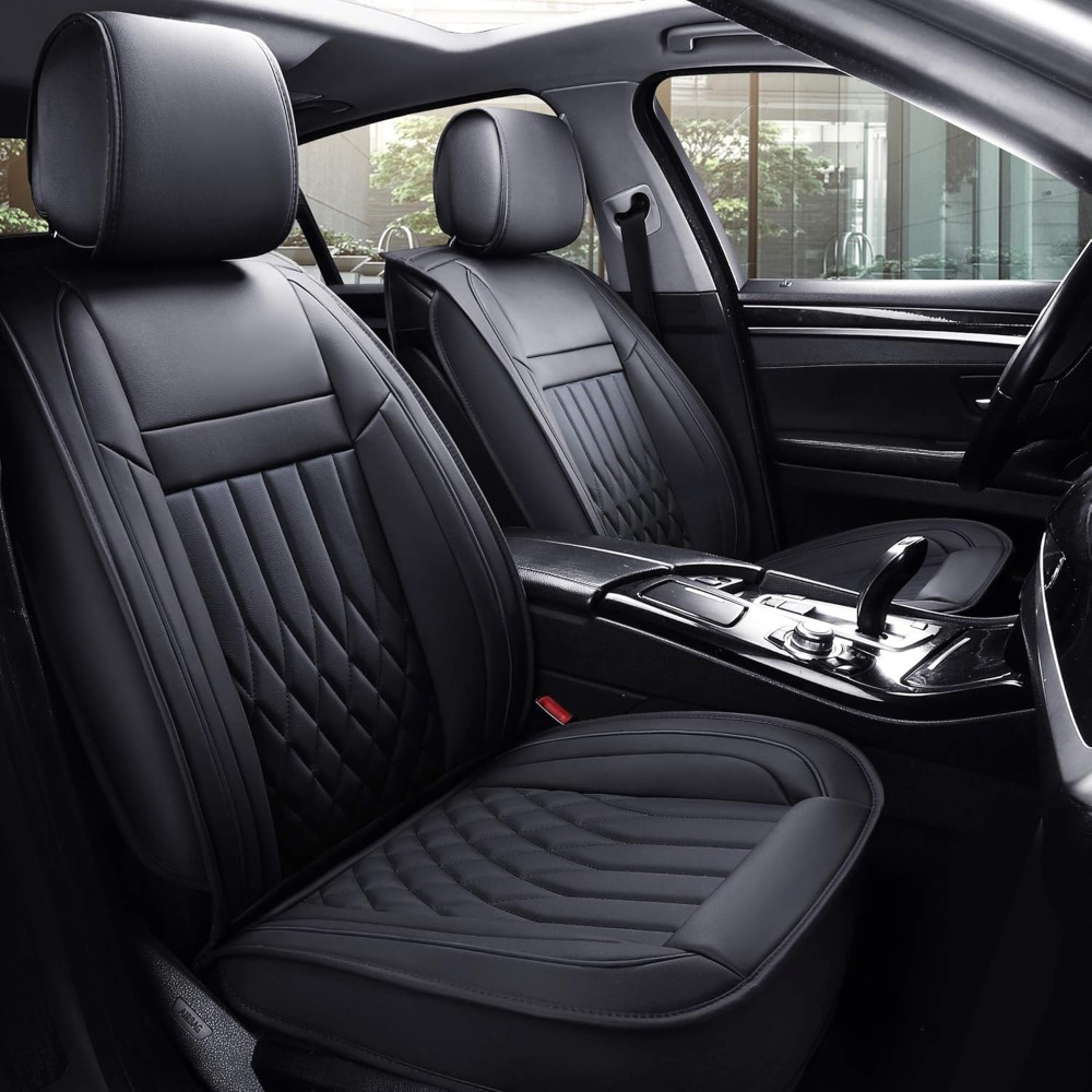 5pcs Car Seat Covers Full Set  - Leather Car Seat Covers Full Set Universal ulasan dan harga
