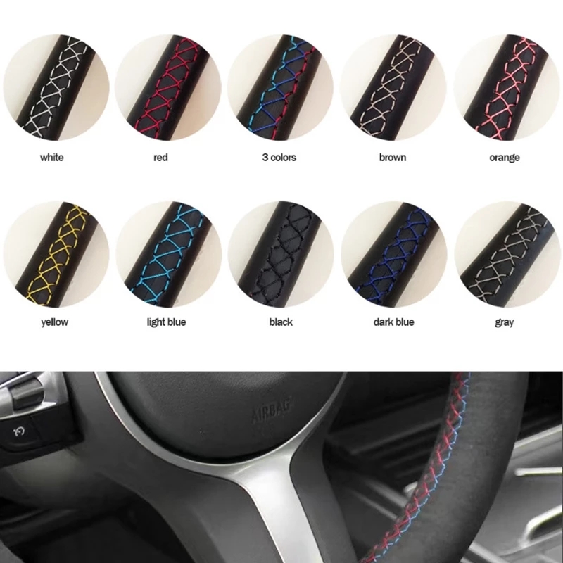 Customized Car Steering Wheel  - Car Steering Wheel Cover Anti Slip Breathable ulasan dan harga