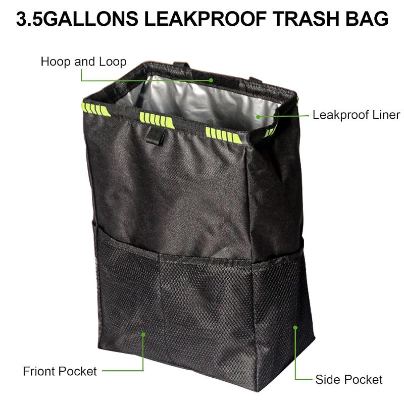 Car Trash Can No Drilling Requ - Waterproof Car Trash Can With Lid ulasan dan harga