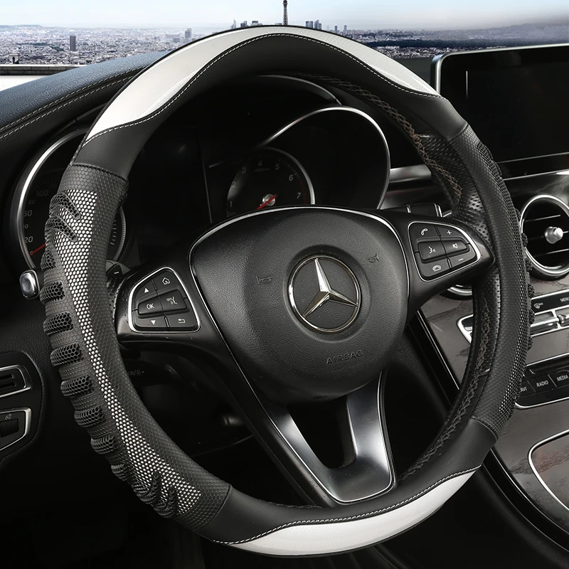 Three-dimensional Honeycomb Ca - Car Steering Wheel Cover Anti Slip Breathable ulasan dan harga