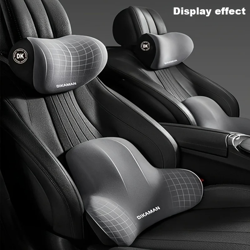 Memory Foam Headrest Lumbar Su - Memory Foam Car Neck Pillow Lumbar Support ulasan dan harga