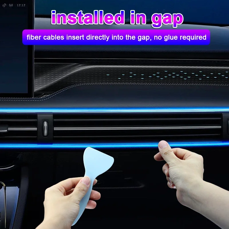 Car Interior Atmosphere Light  - Led Ambient Interior Car Lights App Control ulasan dan harga