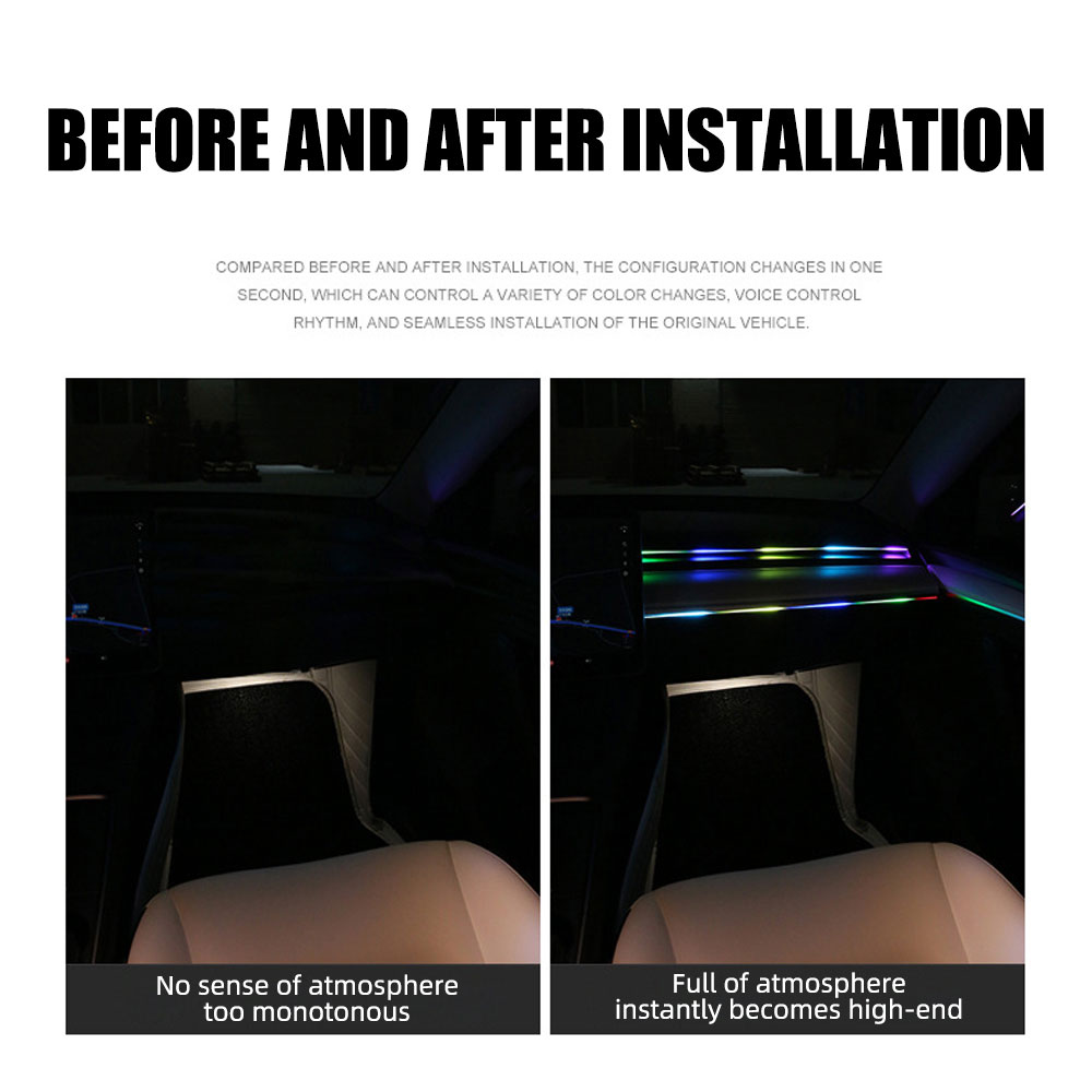 Universal Symphony Car Ambient - Led Ambient Interior Car Lights App Control ulasan dan harga