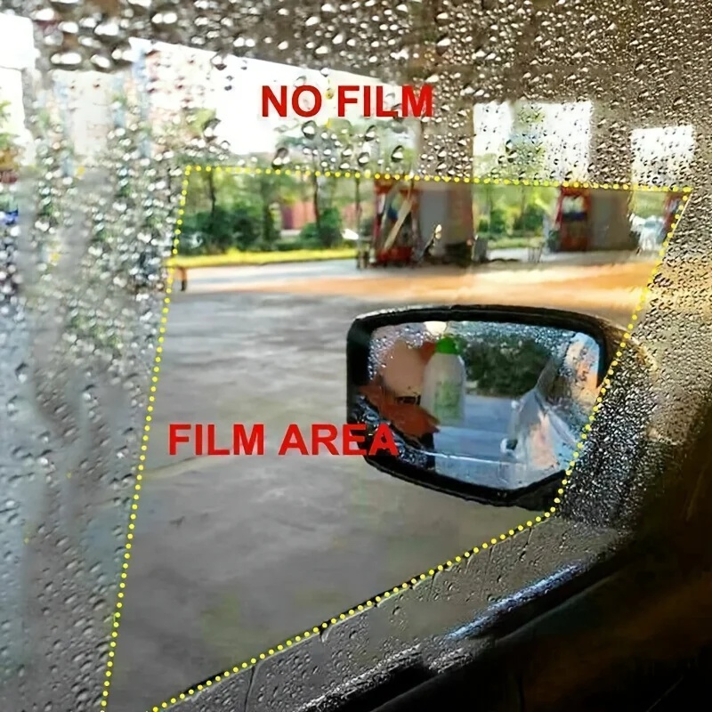 4pcs Car Rearview Mirror Prote - Anti Glare Car Rearview Mirror Film ulasan dan harga