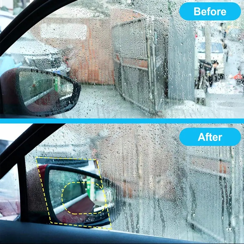 4pcs Car Rearview Mirror Prote - Anti Glare Car Rearview Mirror Film ulasan dan harga