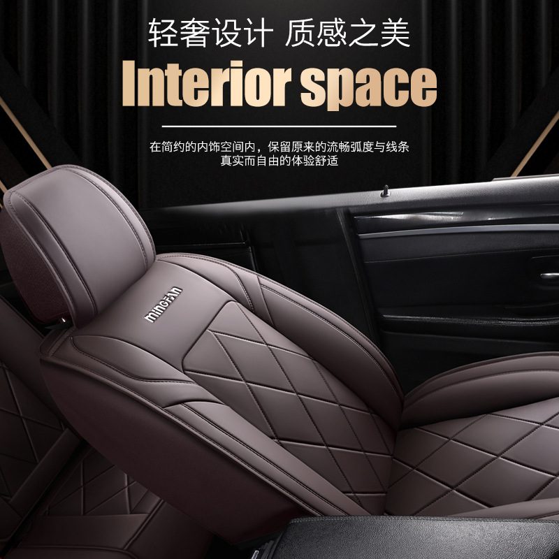 Universal Comfortable Full Lea - Leather Car Seat Covers Full Set Universal ulasan dan harga