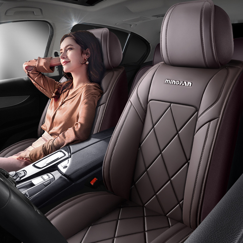 Universal Comfortable Full Lea - Leather Car Seat Covers Full Set Universal ulasan dan harga