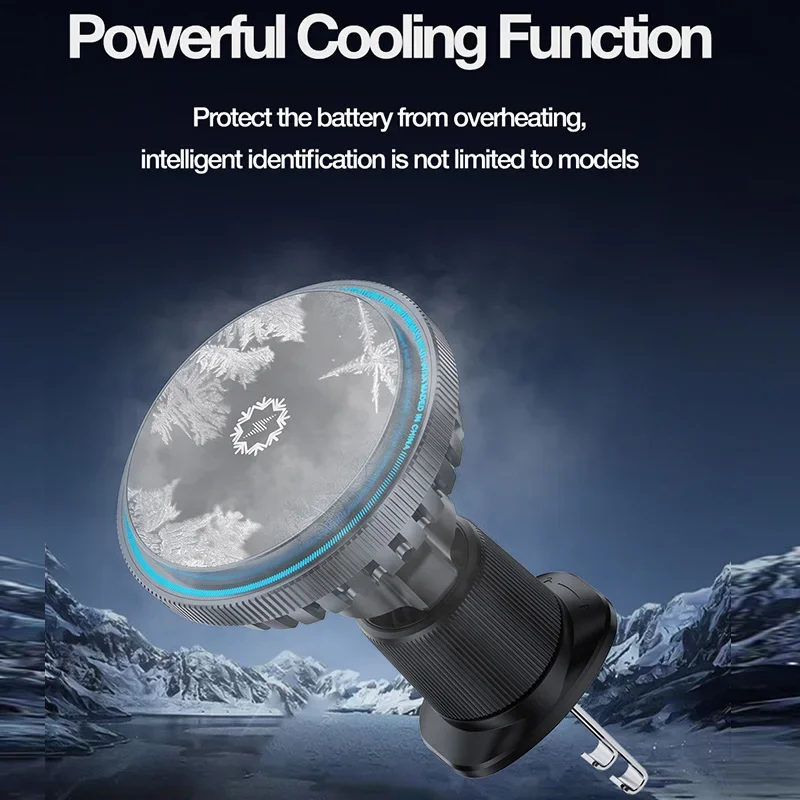 Ice Cooling Magnetic Car Wirel - Magnetic Phone Holder For Car Vent ulasan dan harga