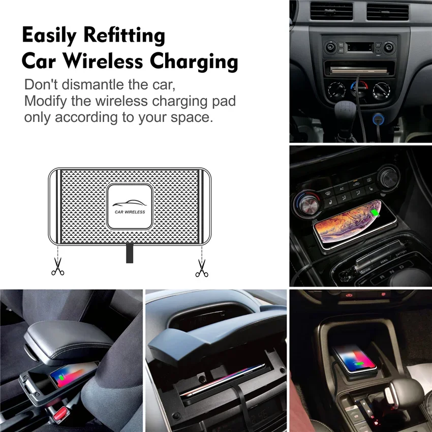 Silicone Pad Stand Wireless Ch - Wireless Car Charger Mount Fast Charging ulasan dan harga