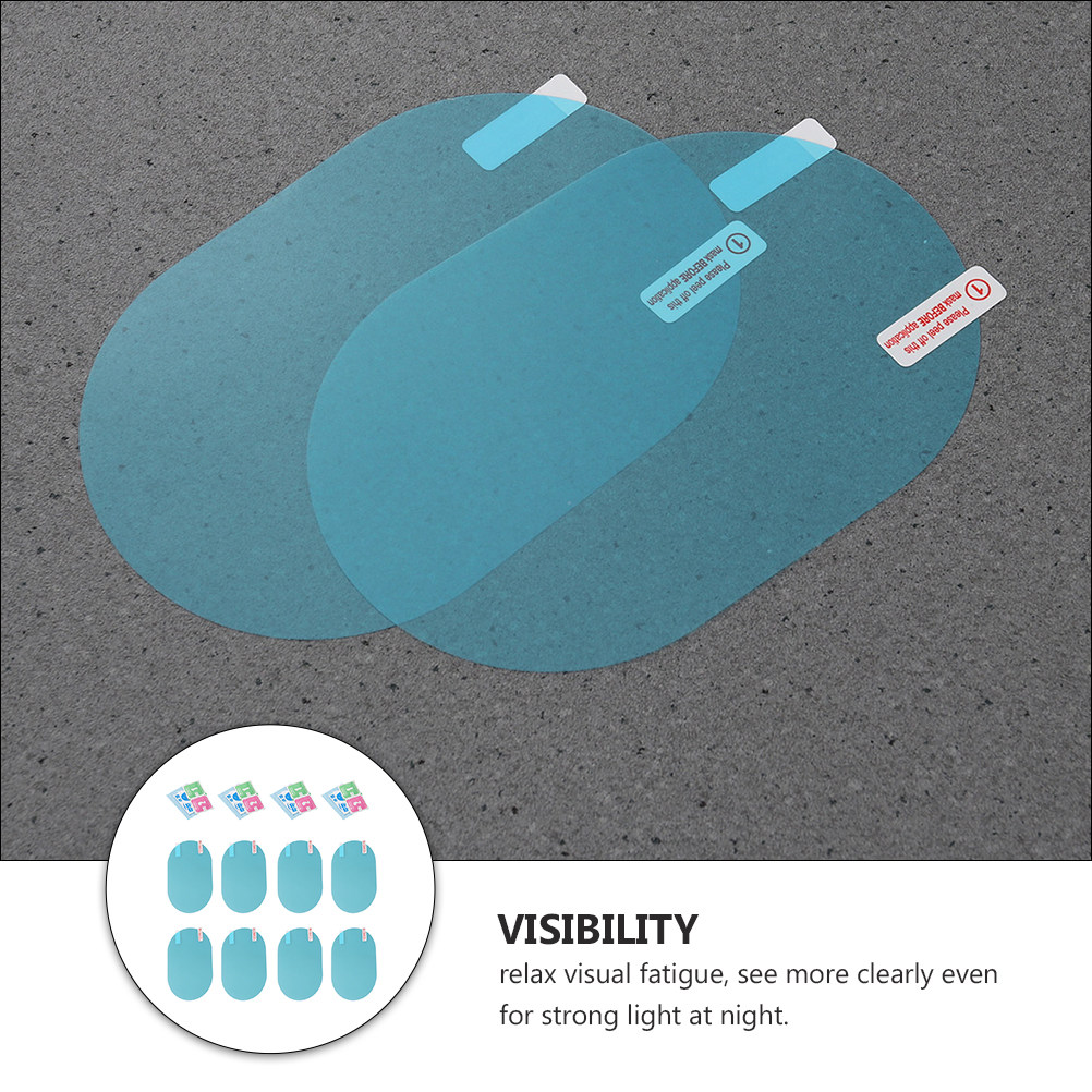 4Pairs Car Rearview Mirror Fil - Anti Glare Car Rearview Mirror Film ulasan dan harga