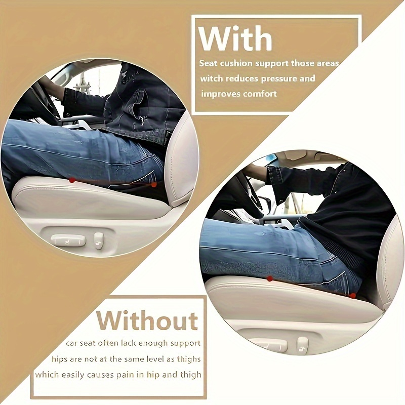 2-in-1 Car Seat Cushion Lumbar - Memory Foam Car Neck Pillow Lumbar Support ulasan dan harga