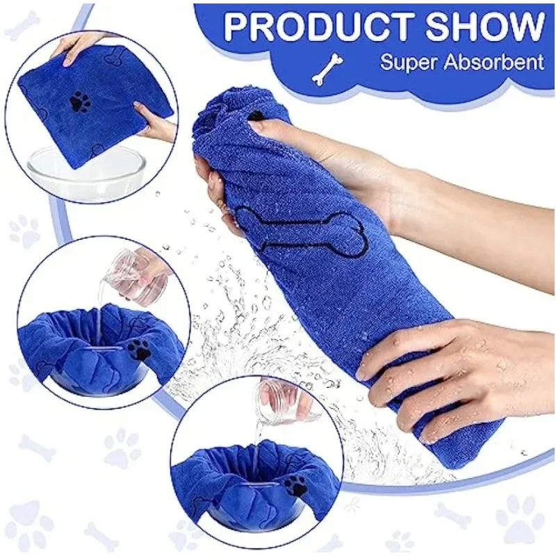 1/2pcs Microfiber Pet Bath Tow - Microfiber Car Drying Towel Super Absorbent ulasan dan harga